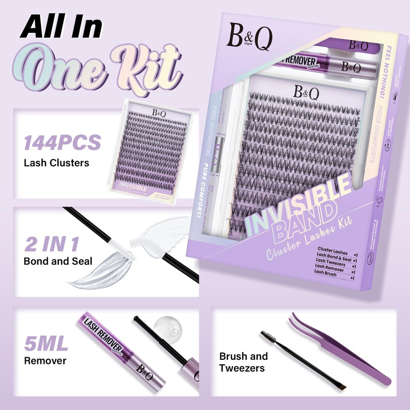 Venus Lash Clusters Kit 8-18 MIX Natural Lashes Clusters Manga