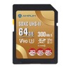 Amplim 64GB V90 UHS-II SD SDXC Card, 300MB/S 2000X Read/Write