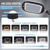 10X 30X Large Floor Magnifying Glass with Light and Stand,Heightened