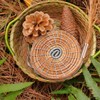 ARSTBETY Longer Pine Needle Basket Making Guide Coiling Tool, Copper