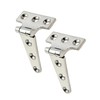 2Pack Heavy Duty Marine 316 Stainless Steel Tee Hinges,4/6/8inch Boat