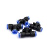 IQS Pneumatic T-Piece 6 mm Compressed Air Connector 3-Way Connector