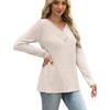 SAMPEEL Sweaters for Women Long Sleeve Shirts V Neck Tops