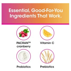 Vh Essentials Probioticos y Prebióticos + Arandano y Vitamina C Salud Femenina 120 Cápsulas