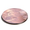 1 x Round Coaster - Rose Gold Marble Pattern Pretty