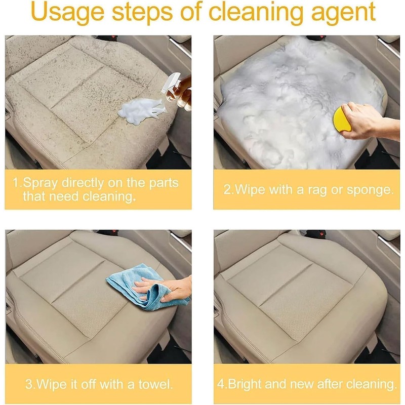 USLEAN Limpiador De Espuma para Autos, Foam Cleaner for Car,