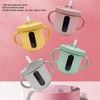 Silicone Sippy Cups Double Handles Lightweight Toddler Training Cup with