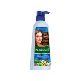 Nutribela 15 Celulas Madre (3 Pack) Shampoo 400mL + Acondicionador 400mL + Tratamiento 300mL, nutribela 15 Shampoo y acondicionador