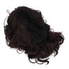 Men Short Black Wigs Soft Texture Breathable Adjust Net Firmly
