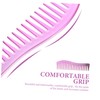 WOONEKY Men Wide Tooth Hair Comb Durable Abs Styling Brush