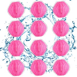 Pack of 12 Pet Hair Remover Washing Machine, Reusable Pet Hair Remover, Dog Hair Removal, Lint Balls Washing Machine for Dog Hair and Cat Hair Remover Washing Machine