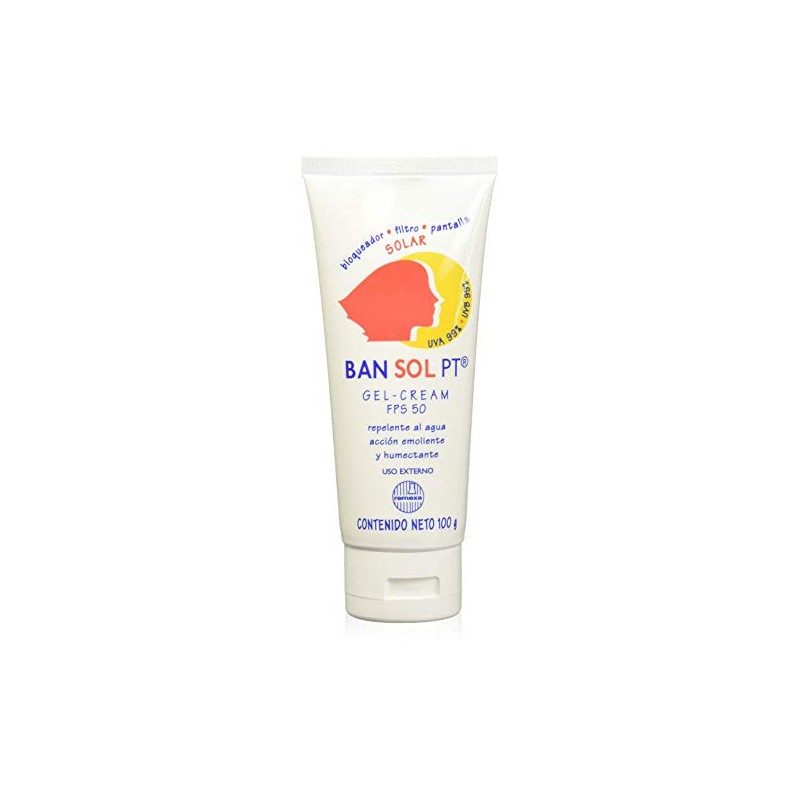 Ban Sol Protector Solar Gel, SPF 50, 100 g