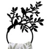 MAYJOYDIY Branch Limb Metal Towel Ring Bird Animal Towel Holder