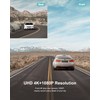 iZeeker Dash Cam Front and Rear 4K+1080P, WiFi GPS Car