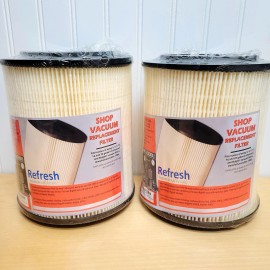 ReFresh Shop Vac 9-17816 Wet Dry Air Filter Rigid & Craftsman Vacuums 5 8 9 12 16 & 20