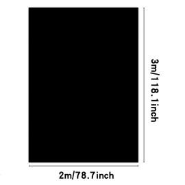Photo Studio Background for Photography, Foldable Black Screen, 2 x 3 m Photo Background Black Screen Fabric, Fashion Photography Black Screen, Video Recording Black Screen, Black Screen