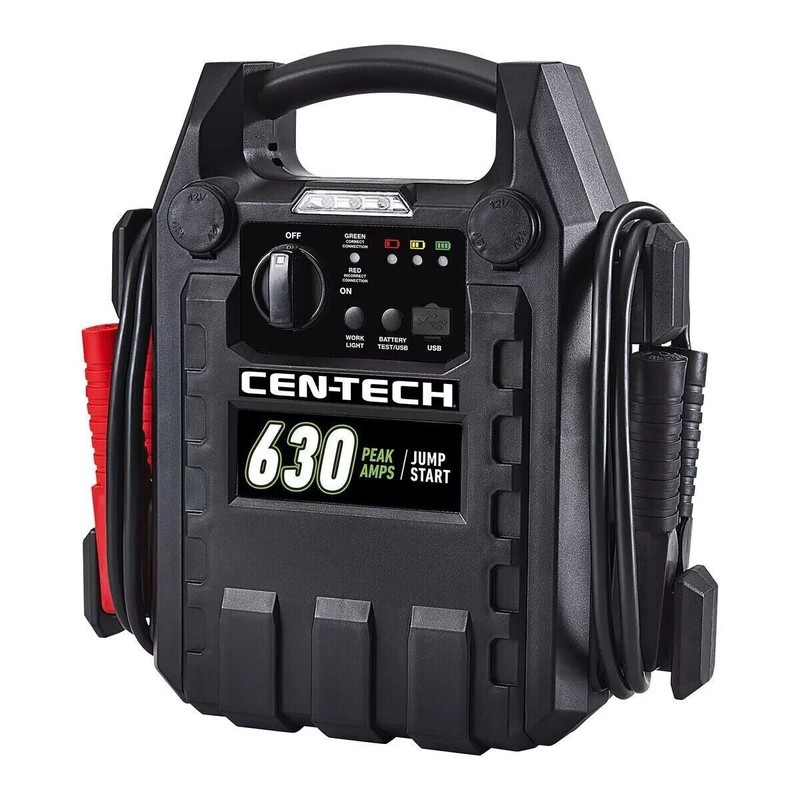 Cen-Tech NEW Portable Car Jump Starter Battery Booster Power Pack
