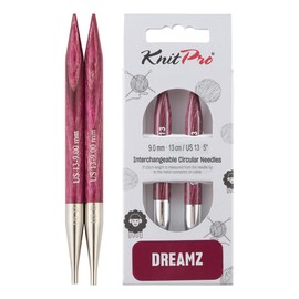 KnitPro Dreamz Interchangeable Needles (Normal) 5" (13cm) | US Size 13 (9mm)