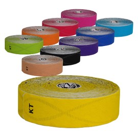 KT Tape KTPR150/SYPRO150 JUMBO Kinesiology Tape (Elastic Release Paper), Solar Yellow Precut 2.0 x 9.8 inches (5 x 25 cm), 150 Sheets, No Scissors Required, Compatible with All Areas, One Size Fits Most