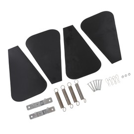 Squirrel Guard Baffle Plastic Squirrel Proof Baffle Weatherproof Squirrel Guard for Bird Feeder Pole, Effective Defense Squirrel Baffle, 34cm Flapper Width, Included Hardware