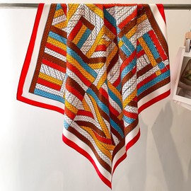 CODCOS Women's Square Silk Like Head Scarf Large 35 inch Silk Feeling Hair Wrapping Satin Scarves for Sleeping Bandanas