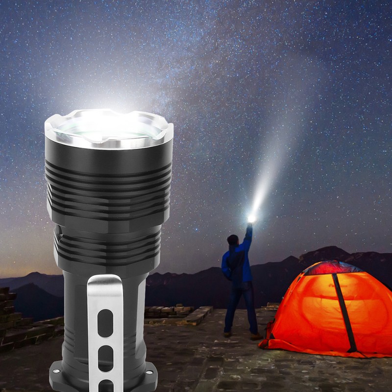 Outdoor High Power Highlight LED Flashlight Holding Lamp Waterproof for
