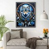 DPHERO Dreamcatcher Diamond Painting Kits for Beginners Adults,5D DIY Wolf