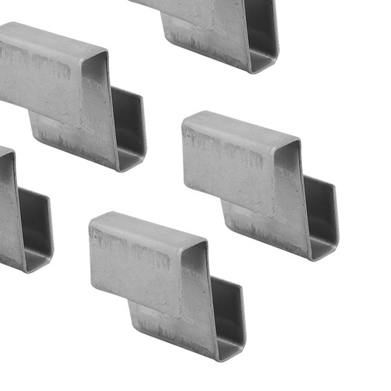 50pcs Stainless Steel Greenhouse Overlap S Clips Durable Glass Frame