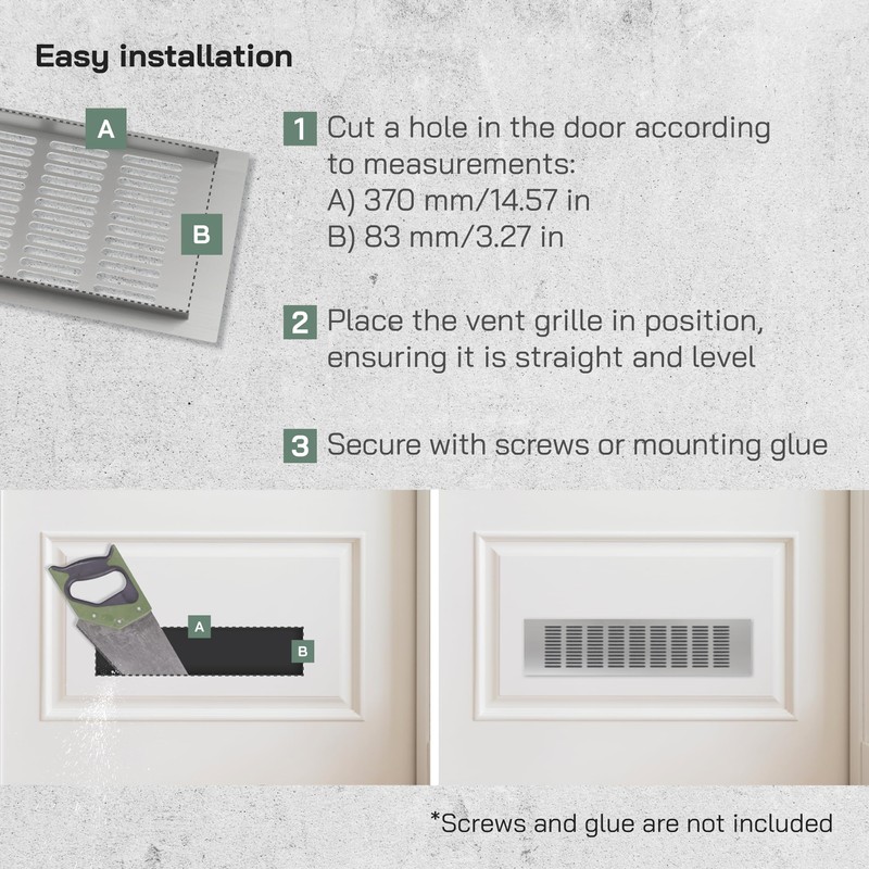 Vent Systems 400 x 100 mm / 16" x 4"