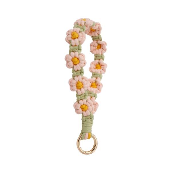 Poagoep Boho Keychain Handmade Keychain Wristlet Key Chain Wrist Lanyard