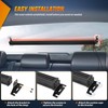Nilight 144LED Traffic Advisor Strobe Light Bar with Controller Red