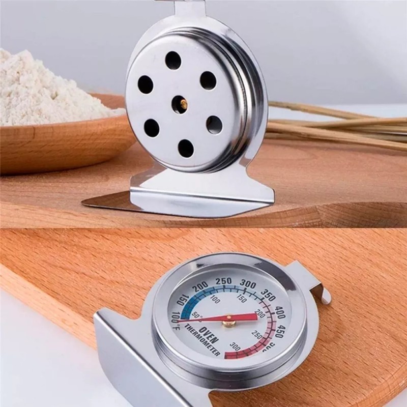 Mercader Digital 2 Pzs Termómetro Horno Acero Inoxidable Cocina Profesional
