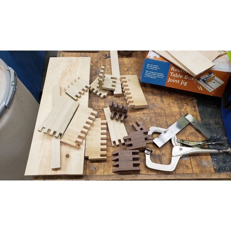 Router Table Box Joint Jig - Finger Joint Indexing Keys