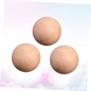NUOBESTY 10pcs Natural Unfinished Wooden Balls Round Craft Balls for
