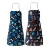 MERJACLYN 2 Pack Dog Grooming Waterproof Apron with Pockets, Dog
