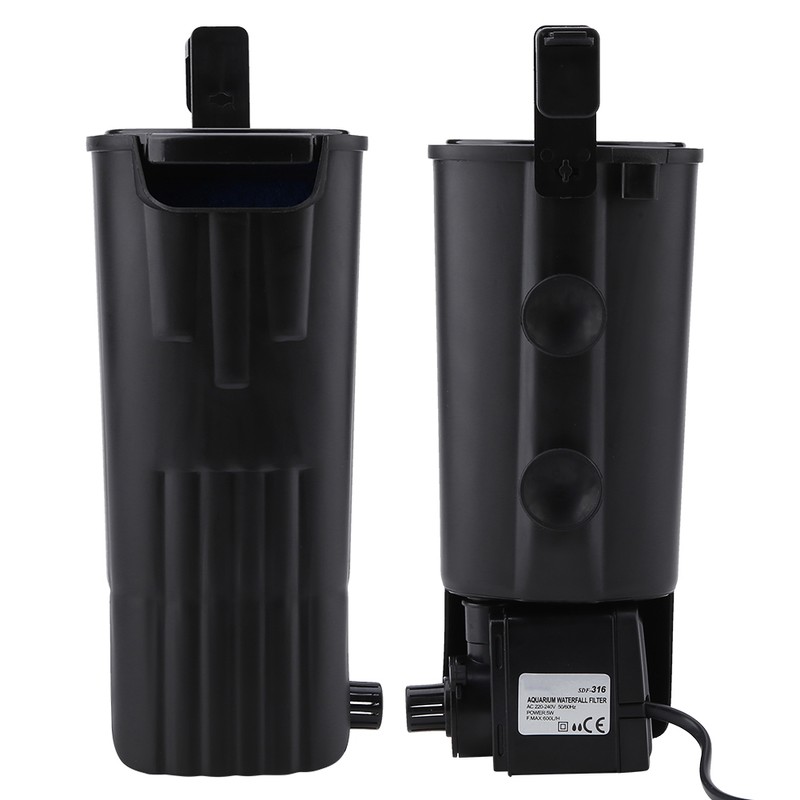 Aquarium Fish Tank Oxygen Air Pump Waterfall Filter Aquarium Accessories
