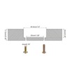 uxcell Flush Pull Ring Handle 40.5x11mm, Plane Drawer Door Pull,