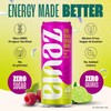 Zevia Zero Sugar Energy Drink, Raspberry Lime, 12 oz Cans