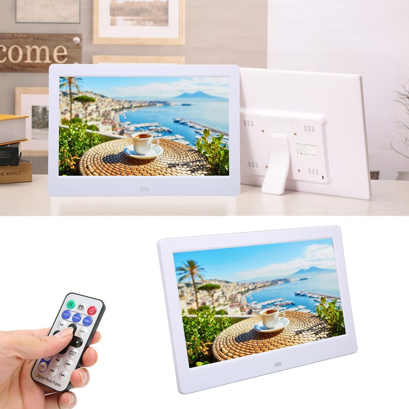 Digital Photo Frame HD 10.1 Inch 1024x600 LCD Display Smart