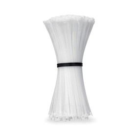 Beshine White Cable Ties, 300mm x 4.8mm, Pack of 250, 12" Tie Wraps - Self Locking, Heavy Duty Nylon Zip Ties for Home Office Garage and Workshop