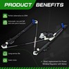 TCFWED Power Window Regulator with Motor Compatible with Land Rover