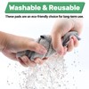 Pack of 8 Washable Cleaning Pads for Ecovacs W1, Microfibre