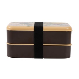 I-TOTAL® - Lunch Box for Dining Room, Two Tier Bento with Cutlery, with Valve (OLD MAP)