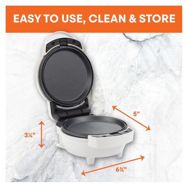 MasterChef 3-in-1 Mini Holiday Breakfast Maker- Make Eggs Pancakes Donuts