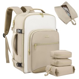 LOVEVOOK 40L Large Travel Backpack for Women Men, 17 Inch Carry on Backpack for Traveling on Airplane, Personal Item Travel Bag Airline Approved, Business Causal Weekender Backpacks