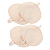 Healeved 4sets Underarm Sweat Pads Washable Absorbent Armpit Sweat Absorber