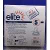 Elite Lighting B531W-WH 5” Recessed Lighting Shallow Baffle Trim White