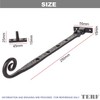 TERF®250mm Heavy Duty Antique Black Window Casement Stay Spoon Style