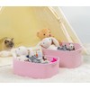 CubesLand Cute and Durable Small Cotton Rope Basket for Organizing,