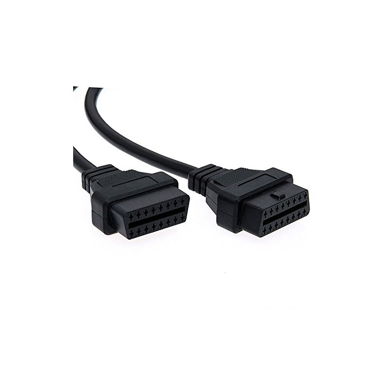 Crossfield L Type Connector OBDII 2 Splitter Cable Splitter Power